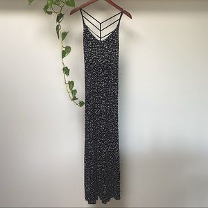 Dec Maxi Black & White Dress